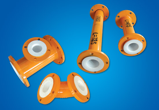 Tub de component d'acer i plàstic PTFE